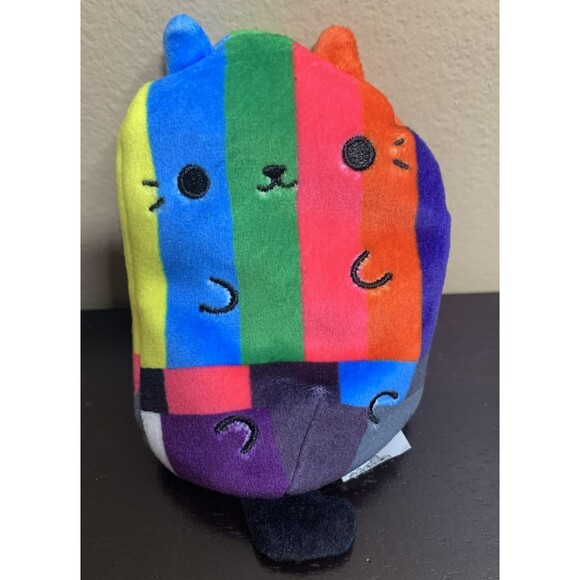 Cats VS Pickles - Test Pattern - 4" Bean Plush - Picture 1 of 4